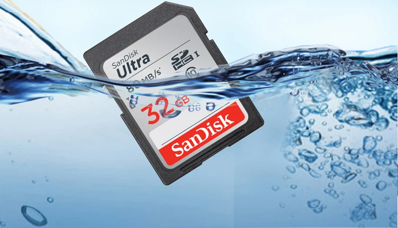 Двойной Флеш-накопитель SanDisk Ultra SD карта 16 Гб оперативной памяти, 32 Гб встроенной памяти SDHC 64 Гб 128 ГБ SDXC Class10 слот для карт памяти C10 записи видео в формате FULL HD 80 МБ/с. USH-1 для Камера