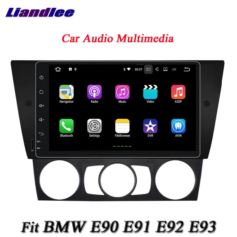 Best Liandlee Car Android System For BMW E90 E91 E92 E93 Radio GPS Nav Navi MAP Navigation Wifi HD Screen Multimedia NO CD DVD Player 3