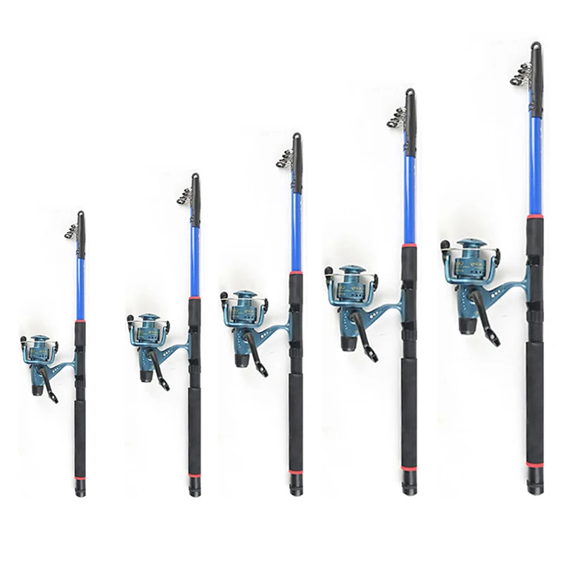 

4000 Portable Telescopic Tackle Sea Ocean Fishing Rods 2.1M 2.4M 2.7M 3.0M 3.6M Superhard FRP Spinning Fish Rod