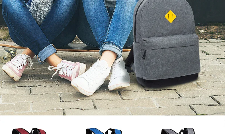 Odistance 2018 fashion laptop backpack rucksacks for teenagers solid computer unisex school backpacks mochila escolar (2)