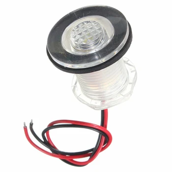 White/Blue 33MM LED Courtesy Light 12V Marine Boat RV Motorhome Livewell Lamp Corridor Light