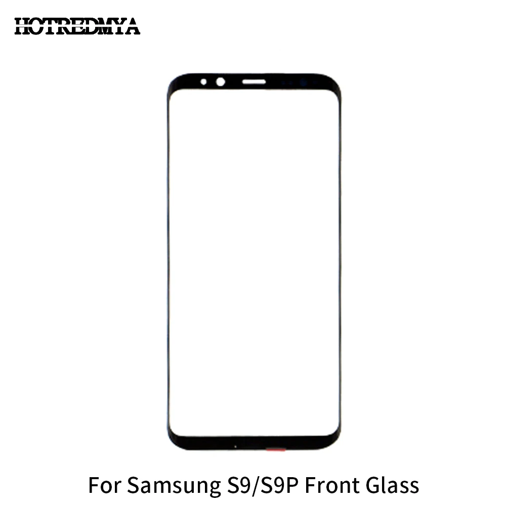 

50pcs Touch Front Glass panel Replacement For Samsung Galaxy S9 G960 S9 Plus G965 Screen Front Outer Glass Lens black Free DHL