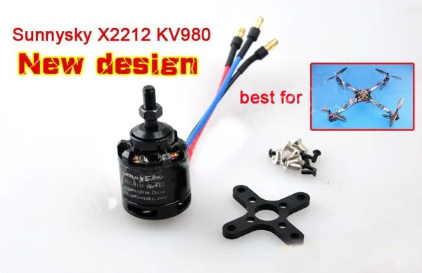 

SunnySky X2212 Brushless motor KV980 For RC airplane Best for Quadcopter XXcopter KK copter