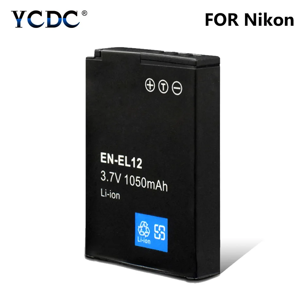 1050mAh 3.7 volts Rechargeable Battery For Nikon Coolpix Camera Single