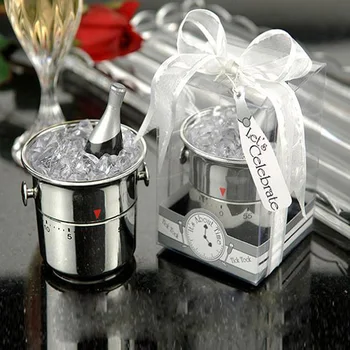 

Champagne Ice Bucket Kitchen Timers Cooking Tools Wedding Gift Party Favors