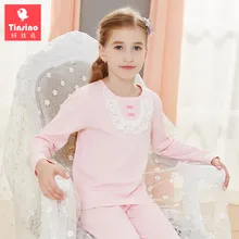 

Tinsino Children Girls Autumn Pink Pajama Sets Girl Long Sleeve Pajamas Kids Winter Underwear Spring Sleepwear Girl Home Clothes