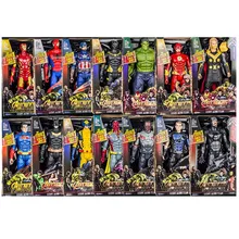 Avengers infinity war Iron Man Captain America Thor Batman PVC Action Figure Collectible Model Toy with