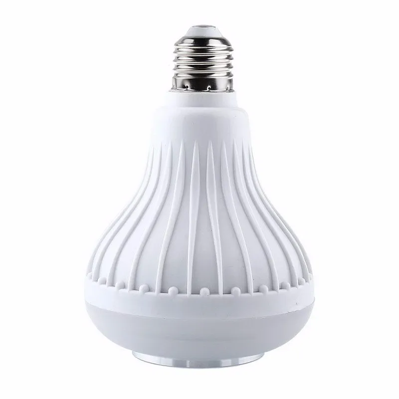 12 Вт E27 AC 100 В 240 В светодиодный RGB лампочки Светодиодный лампы этап свет Беспроводной Bluetooth Динамик свет музыка играет лампа VEL03 T15 0,5