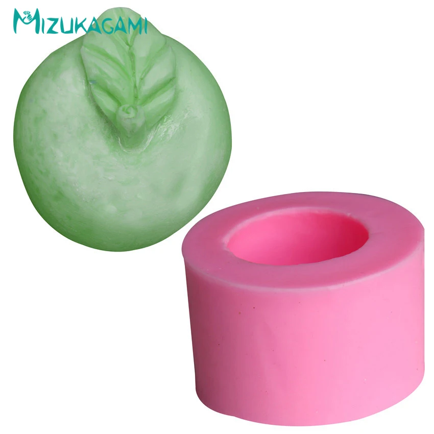 3D Big Apple Fondant Cake Mold Chocolate Silicone Handmade Soap Decorating Kitchen Baking Tools MJ-01143 | Дом и сад