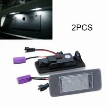 2 Pcs Car Accessories LED License Number Plate Light font b Lamp b font for Opel
