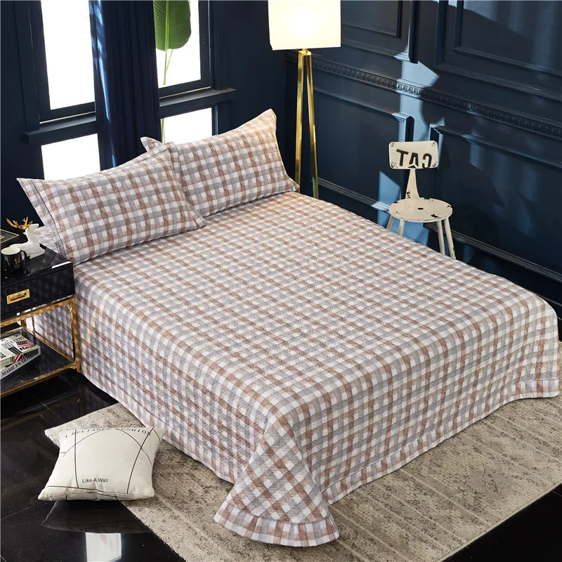 Famvotar 100 Cotton Quilted Bedspread Queen King Size 3 Pieces