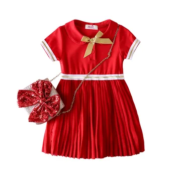 

Roimyal Wholesale Summer 2019 new girl chiffon splice dress children's princess dress 3-8years free shipping