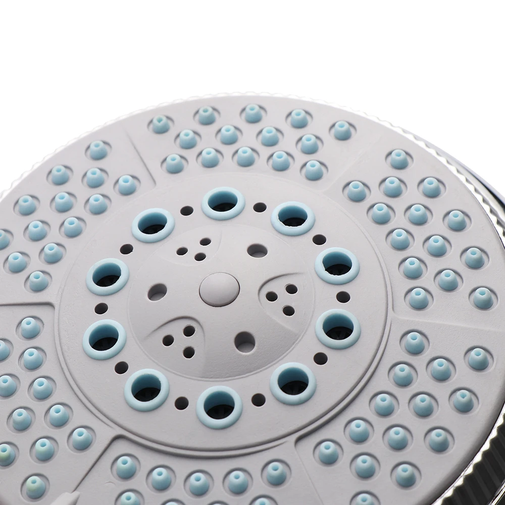 5 режимов ABS Пластик Ванная комната Насадки для душа большой Панель круглый хромированный дождь насадки для душа регулятор расхода воды классический дизайн G1/2 дождь Лейка для душа из АБС