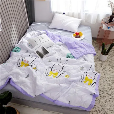 200x230 см летнее стеганое одеяло в полоску, постельное белье из стираного хлопка, тонкое пуховое одеяло для детей и взрослых, домашний текстиль - Цвет: 5210047