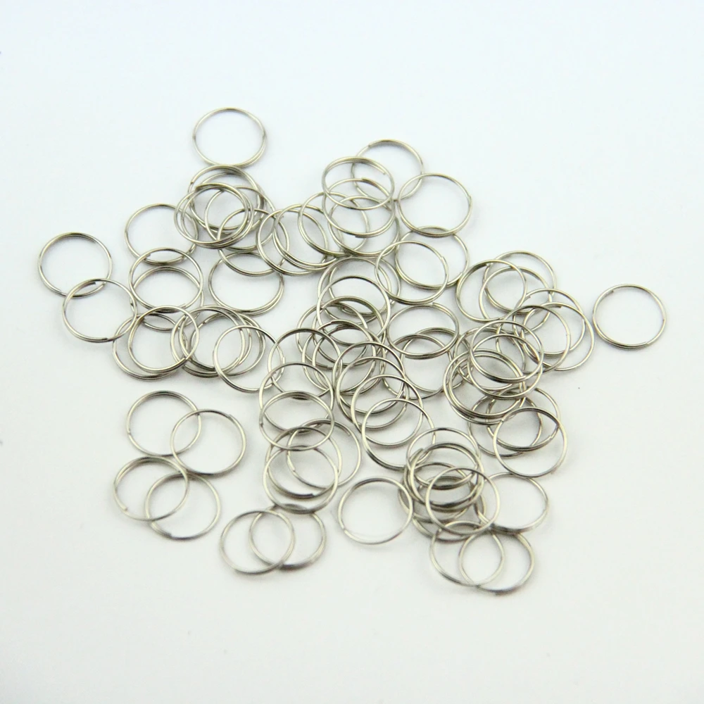 Хром 11 мм 300 шт металлические стальные круглые кольца соединительные кольца для бусин
