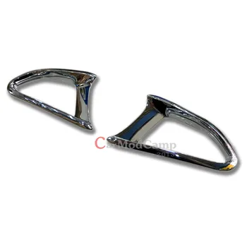 

Hatchback Only!2pcs Chrome ABS Rear Tail Fog Light Lamp Cover Trim For Mazda 2 Demio 2015 2016 Car Styling accessories!