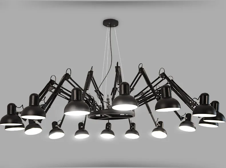 

6/9/12/16 Lights Creative Spider Diner Pendant Lights With LED Bulbs Bar / Studio Lamps With Remote Control Free Shipping