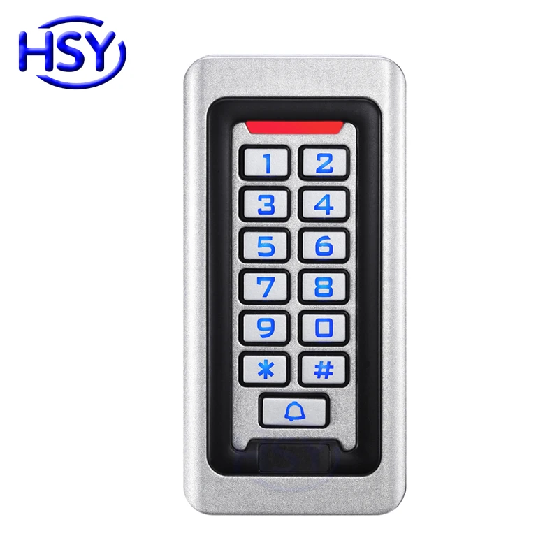 HSY водостойкий металлический корпус Кремниевая Клавиатура RFID 125 кГц EM карты Автономный контроллер доступа одной двери контроллер клавиатуры