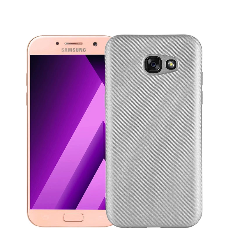 Carbon fiber silicone case samsung a3 2017 a7 2017 (5)