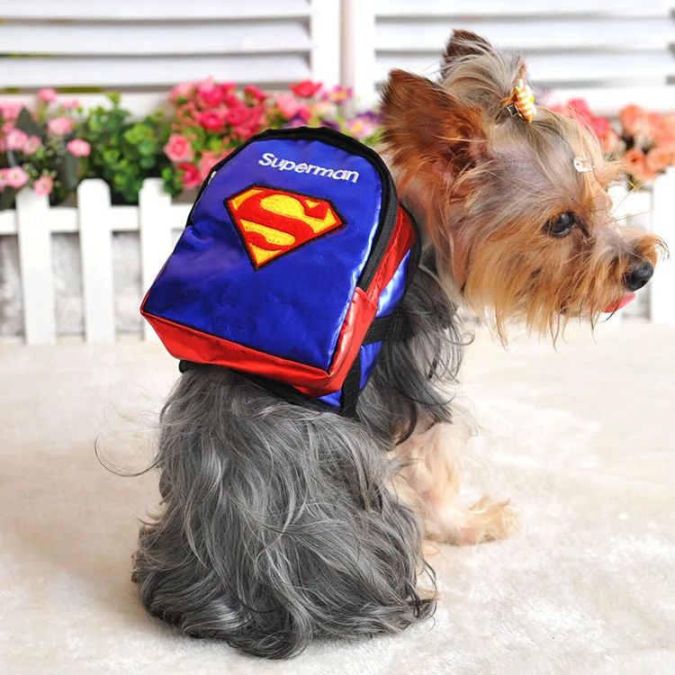 Super hero Cat Собак Pet travel перевозчик Рюкзак многофункциональный маленькая Собака