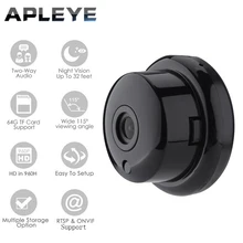 Promos Black Friday et Cyber Monday AliExpress 2017. Kits DIY Arduino, Raspberry, imprimantes 3D, caméras IP 334 APLEYE 720P Q6 IP Camera Wifi Wireless Mini Button ONVIF Camera CCTV Security Night Vision WI-FI Network IP Camera free bracket