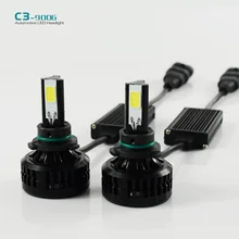 Car 9006 LED Headlight LED 72W COB SMD HB4 6600LM 6000K 12V for HB4 Car headlamp Fog Light Lamp Driving Fog Headlight