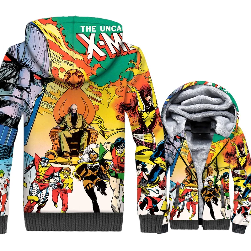 

The Flash Jacket Men Super Hero Hoodie Hooded Sweatshirt Winter Thick Fleece Warm Zipper 3D Print Coat Hip Hop Streetwear Mens