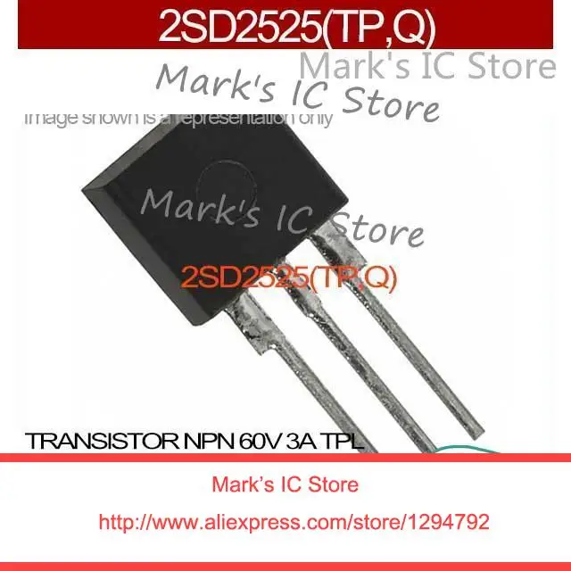 2SD2525(TPQ) TRANSISTOR NPN 60V 3A TPL 2SD2525 D2525 2525transistor
