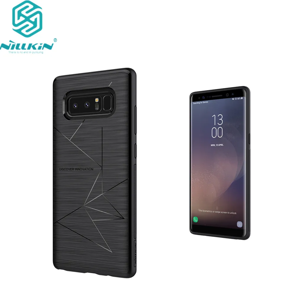 10pcs/lot Wholesale Nillkin QI Wireless Charging Receiver Back Cover fit for Magnetic Holder Samsung galaxy note 8 case |