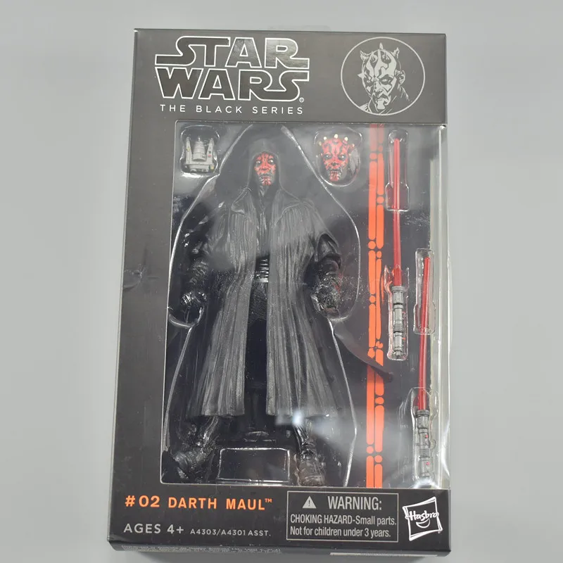 Звездные войны черная серия Kylo Ren Штурмовик Phasma Darth Maul Дарт Вейдер Hab Solo ПВХ фигурка игрушка 14 типов с коробкой