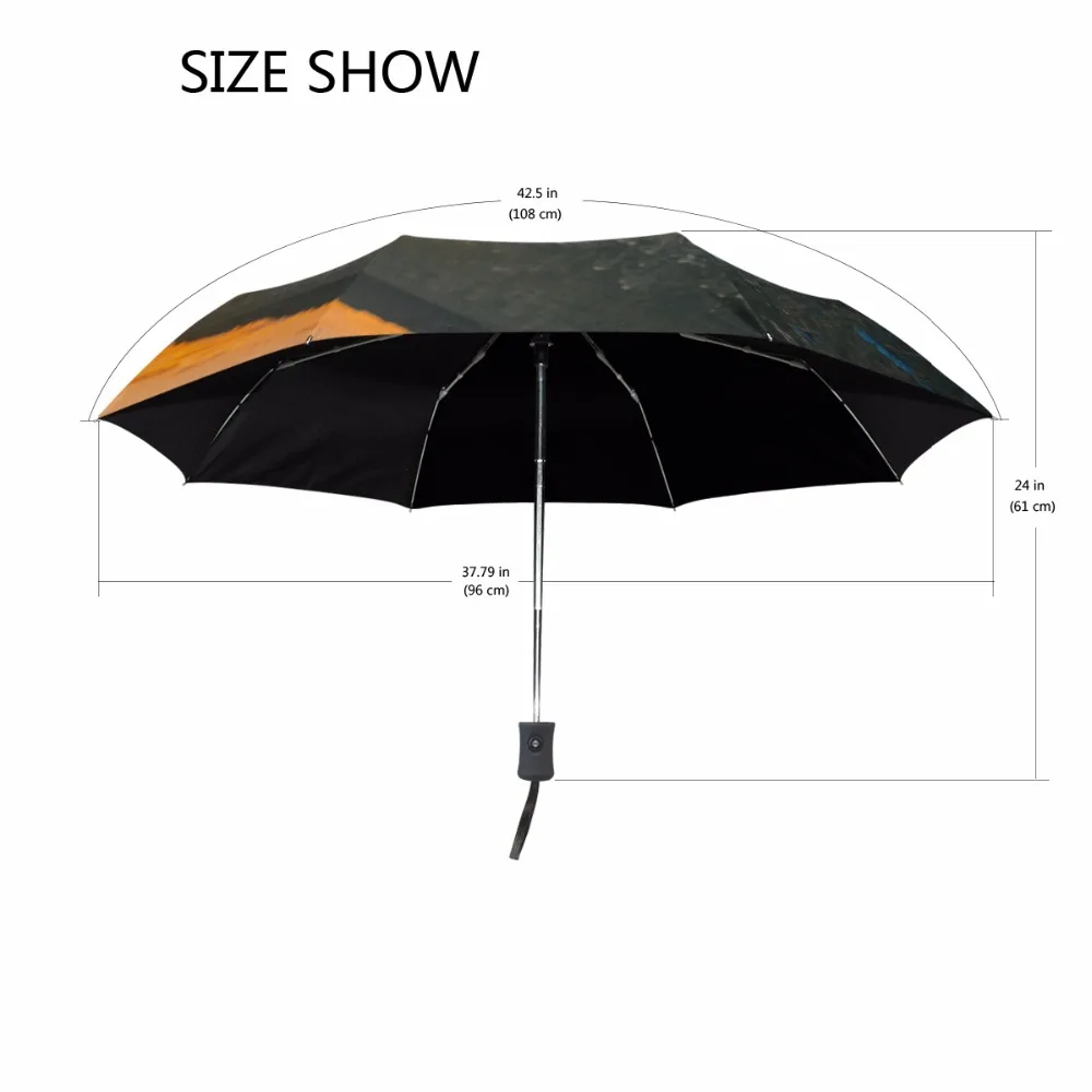 Автоматический зонт с фиолетовыми цветами и морским принтом, складной женский зонт, ветронепроницаемый, непромокаемый, анти-УФ, для улицы, зонты для мужчин
