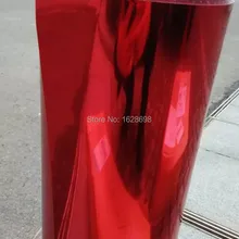 CDN-04 красного цвета высокого качества ПЭТ металлическая теплопередающая пленка для текстиля или ткани