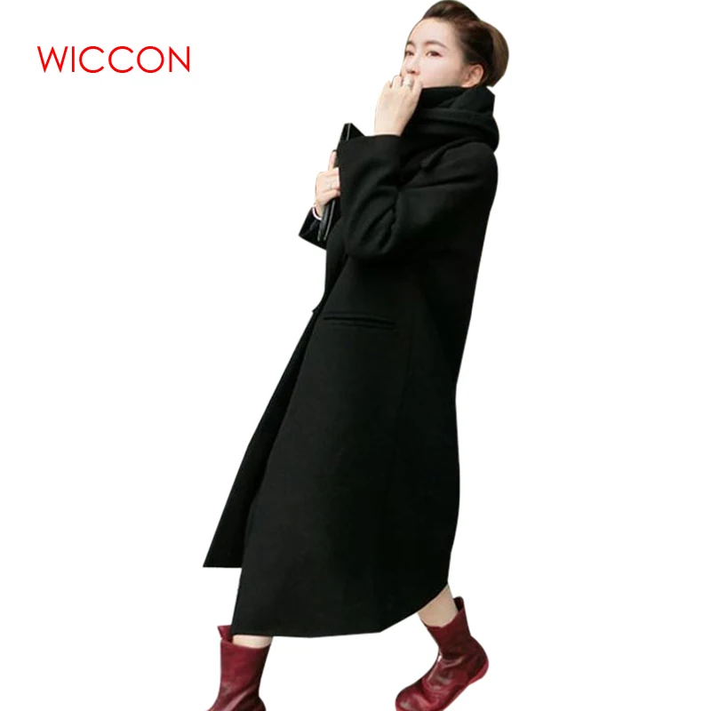 Winter woman coat female 2018 long thick jacket double-faced woolen windbreaker women's thin overcoat cashmere coat women