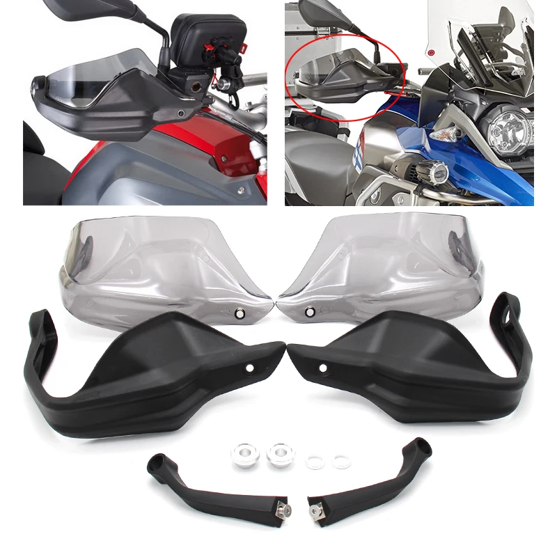 

high quality Wind Deflector Shield Handguards Hand Protectors Guards L&R for BMW S1000XR F800GS R1200GS 13-18