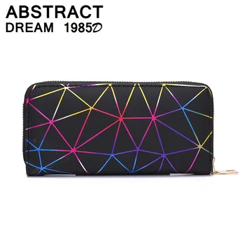 

women wallet new Long laser Korean style fashion casual clutch high quality wallet female women's zipped luxury leather purse