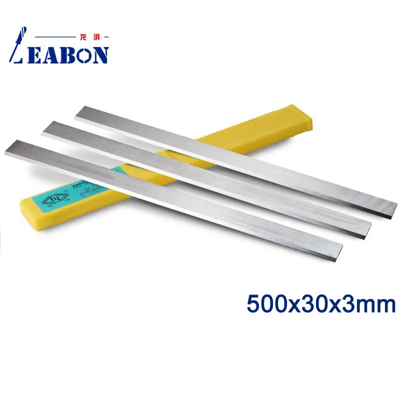 LEABON 500x30x3 мм W6% строгальное лезвие, лезвие из высокопрочной стали(A01006043