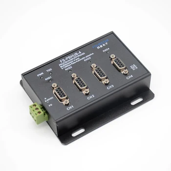 

4-port isolated PROFIBUS/MPI/PPI hub implementation PROFIBUS bus type Star and hybrid network topology