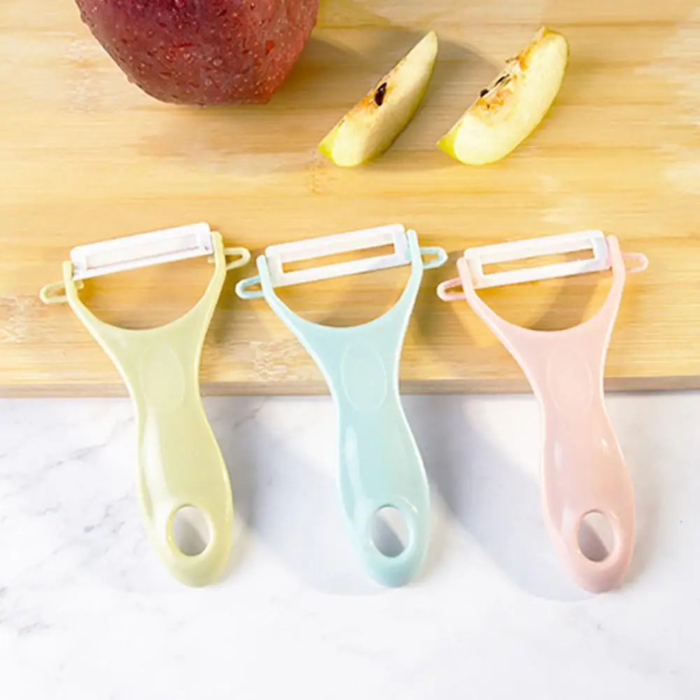 

1pc Multifunction Ceramic Fruit Vegetable Peeler Apple Potato Scraper Kitchen Tool Supplies ！