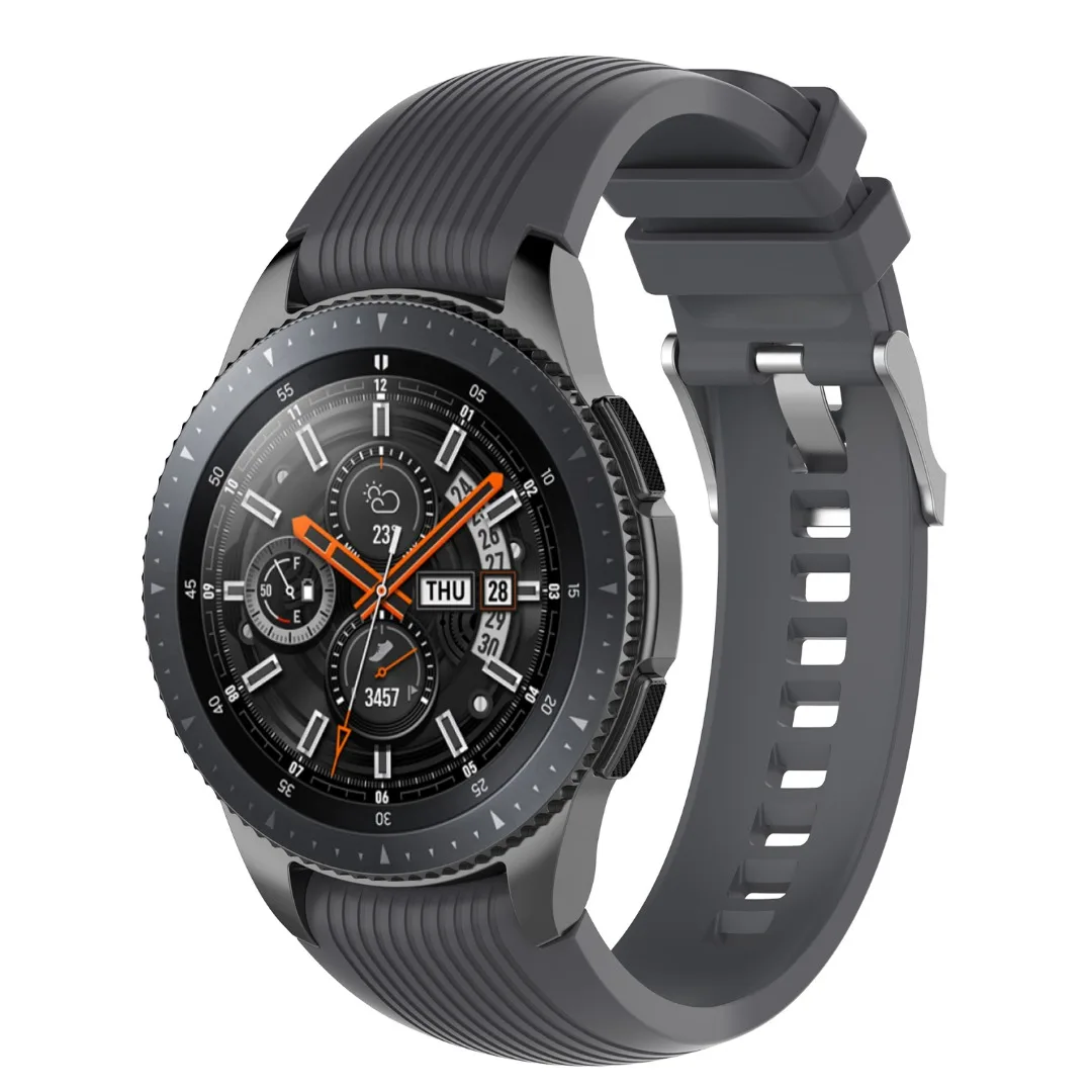New Soft Silicone TPU Wrist Strap Watch Band For Samsung Galaxy Watch Sport Replacement Bracelet Watchband 46MM 10 Colors