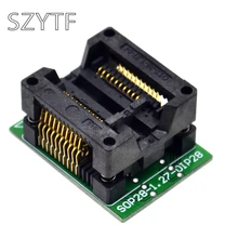 Qualidade superior chip programador sop20 (28)-1.27 adaptador soquete para 20 ots20 (28)-1.27-04
