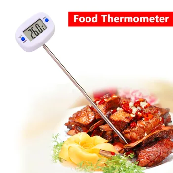 

Rotatable Digital Food Thermometer BBQ Meat Chocolate Oven Milk Water Oil Cooking Kitchen Thermometer Electronic Probe