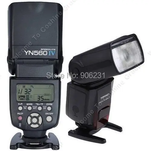 

Free Shipping!YONGNUO YN-560 IV Flash Speedlite Wireless Master YN560IV 2.4GHz Built-in Trigge GN58 Fn