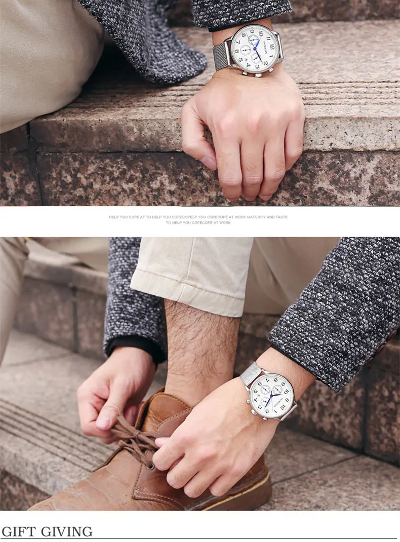 Mens Relógios Top Marca de Luxo Relógio