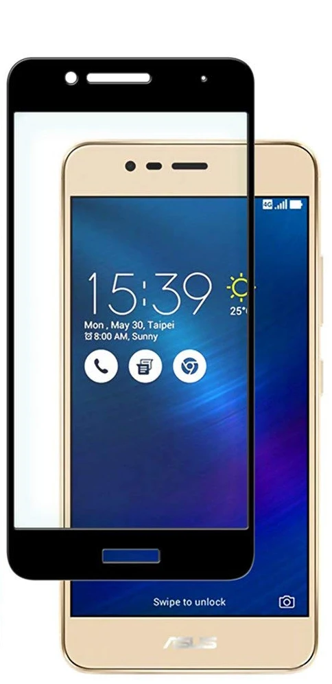 Мягкий матовый чехол ZC520TL X008D из ТПУ с полным закаленным стеклом для 5 2 дюймового