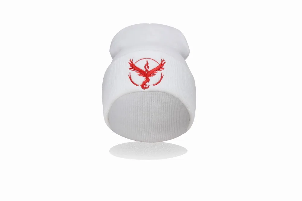 Gorro Touca Com Símbolo Times Pokémon Go Equipe Vermelha Valor