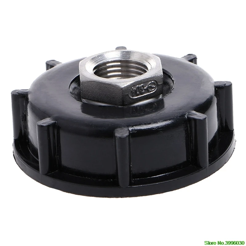 

275-330 Gallon IBC Tote Tank Drain Adapter Garden Hose 2" Female To 1/2" Female