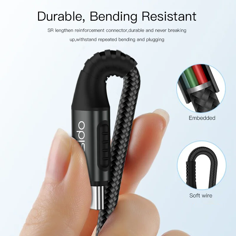Yesido CA36 USB C кабель 5A быстрое зарядное устройство Type для Samsung S9 Note 9 Oneplus 6 Huawei P20