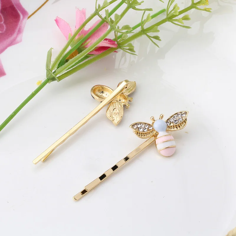 M Mism 1 Pc Vintage New Design Bee Hair Accessories Barrettes