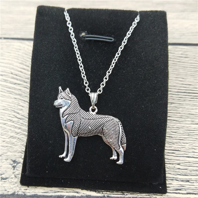 New Siberian Husky Necklace Trendy Style Siberian Husky Pendant