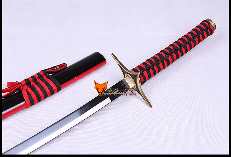 Cosplay&Ware [14]Bleach Fantasy Anime Samurai Katana Real Sword Cosplay Christmas Decorative Stage Performance -Cosplay&Ware anime Shop HTB1BDPybL1H3KVjSZFHq6zKppXaD.jpg